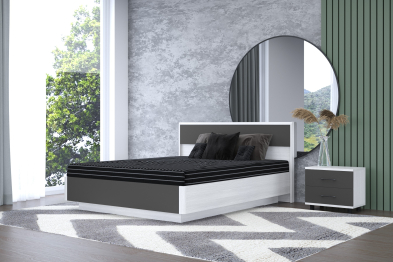 Модульная система Грейс Кровать КР-4004  Снежный Ясень