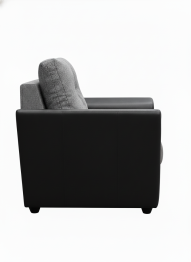 Кресло Амстердам , рогожка/экокожа