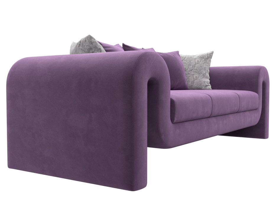 Диваны прямые кухонные, Диван прямой Волна, микровельвет