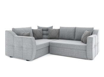 Диван-кровать угловой Френсис дельфин, рогожка