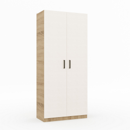 Шкаф Хороший ШР-1, Белый/Дуб Сонома