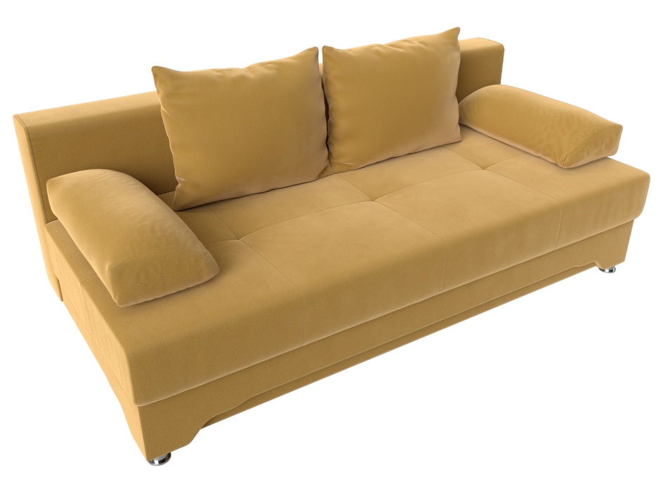 Диваны еврокнижки, Диван прямой Ник-2, микровельвет