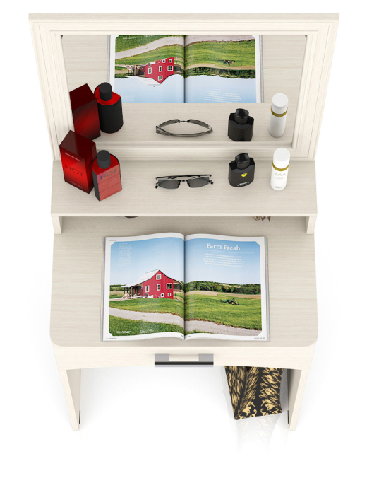 Туалетные столики, Столик туалетный с зеркалом Белла