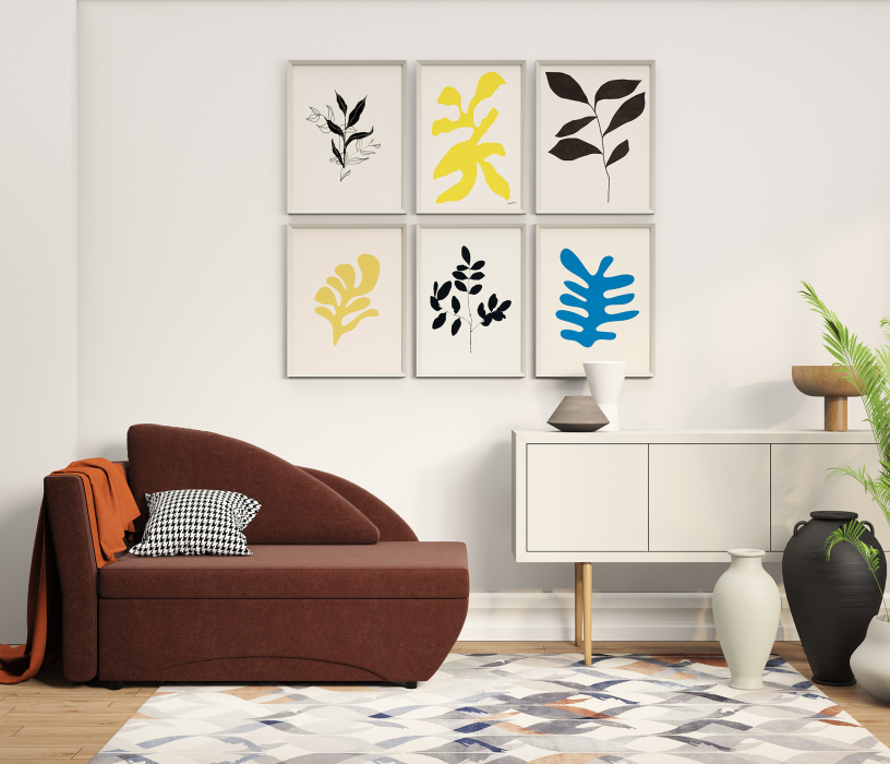 Диваны прямые кухонные, Кушетка Трио левый, велюр