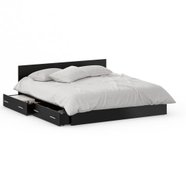 Большая двуспальная кровать с ящиками Стандарт 1800