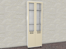 Шкафы двухстворчатые, Модульная система Грейс Шкаф ШК-5035  Снежный Ясень