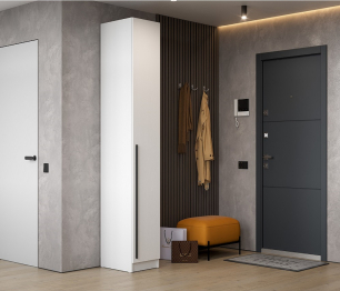 Шкаф распашной Берген ШК-400, белое дерево