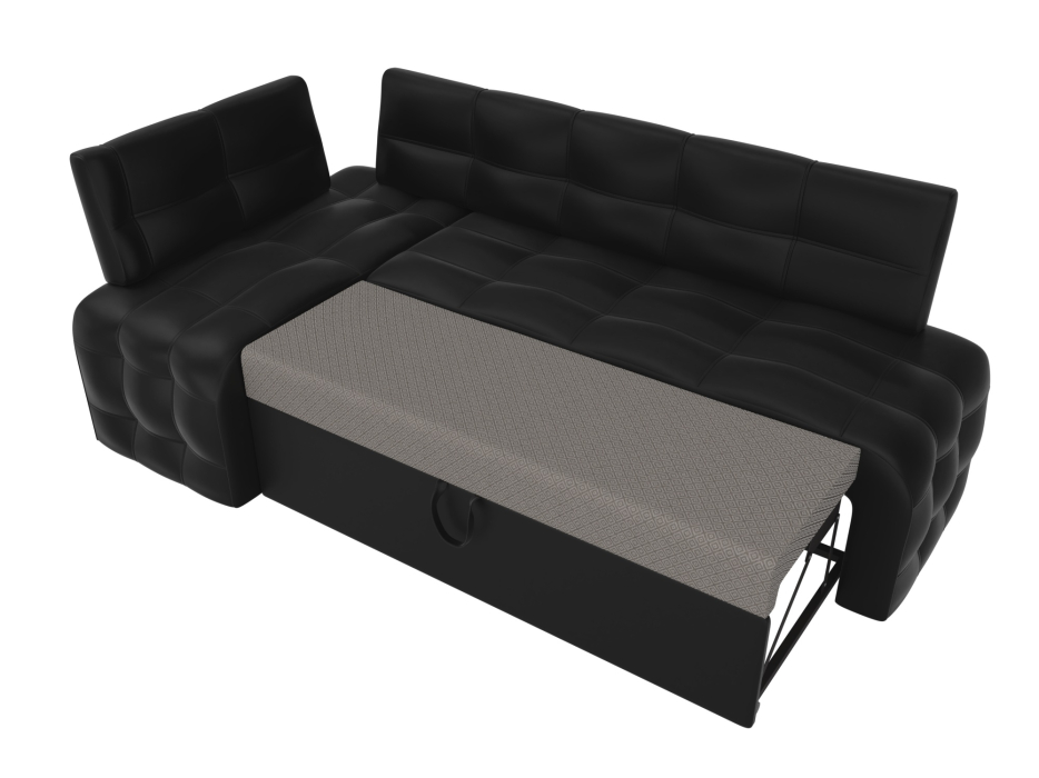 Диваны угловые кухонные, Кухонный угловой диван Люксор левый угол, экокожа