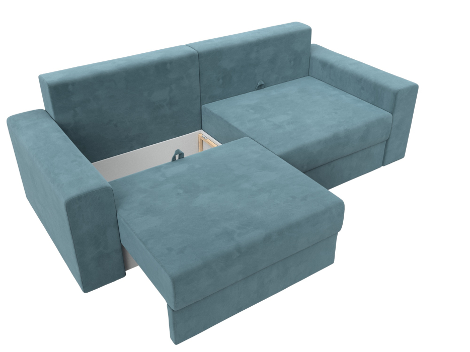 Диваны выкатные, Диван прямой Майами, велюр