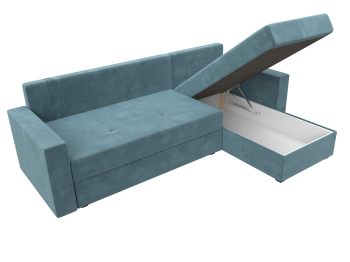 Диван угловой Верона Лайт правый угол, велюр