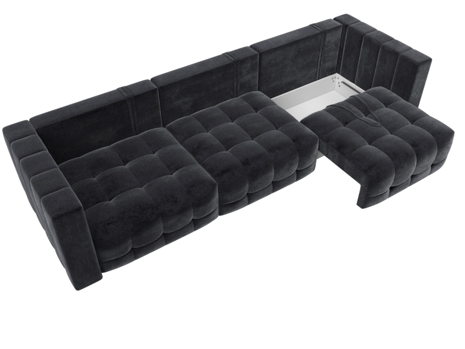 Дизайнерские диваны для гостиной, Диван прямой Лига-052 НПБ Лонг, велюр TOWER