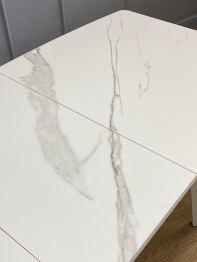 Стол Kenner AA1400 раздвижной, керамика , опоры белые 