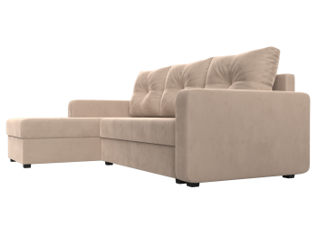 Угловой диван Ливерпуль Лайт левый угол, велюр