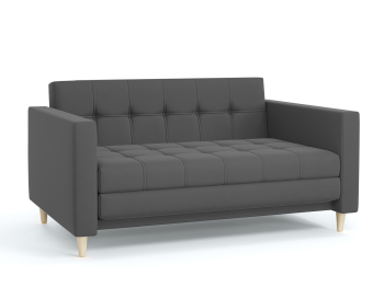 Диван-кровать еврокнижка Квадро, велюр