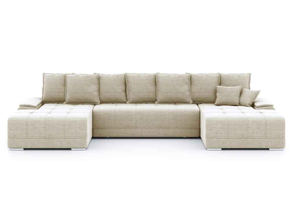 Диваны еврокнижки, Диван-кровать П-образный Нордвикс, рогожка Люкс