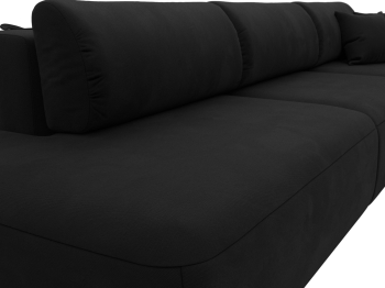 Диван прямой Лига-036 Модерн Лонг подлокотник справа, микровельвет