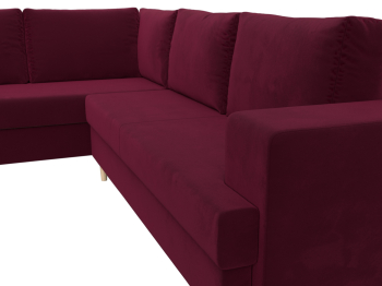 Диван угловой Сильвана левый угол, микровельвет
