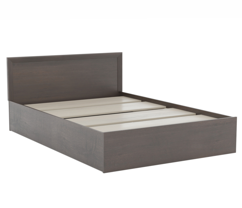 Кровати 140 см, Кровать Адель 1400 с багетом и матрасом ГОСТ