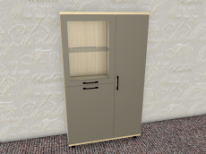 Шкафы распашные, Модульная система Грейс Шкаф ШК-5084  Ясень Асахи