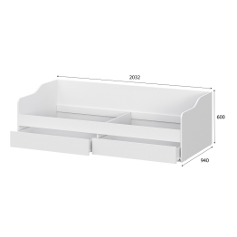 Кровать детская с основанием КР 2