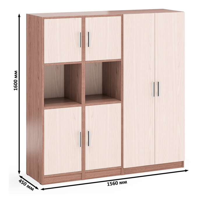 Шкафы двухстворчатые, Набор мебели из шафов и пеналов СК-9