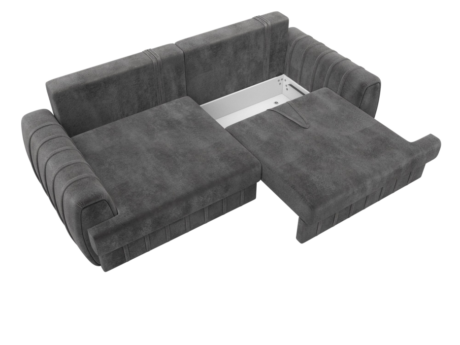 Диваны еврокнижки, Диван прямой Лига-057 НПБ, велюр TOWER