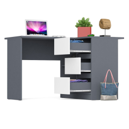 Угловой компьютерный стол Мори МС-16 правый