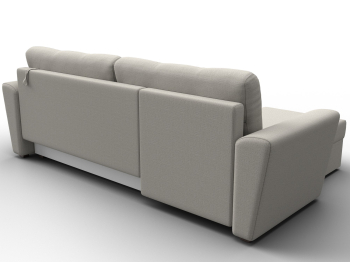 Угловой диван Амстердам Лайт левый угол, рогожка Амур