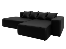 Диваны угловые в гостиную, Диван угловой Лига-065 угол правый, экокожа GRIFON