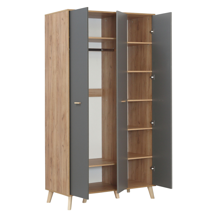 В детскую, Шкаф 3-х дверный Скандик