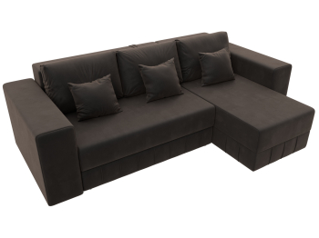 Диван угловой Лига-076 угол универсальный, велюр SEVEN
