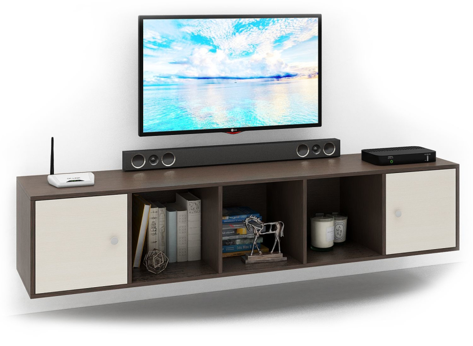 ТВ-тумбы, ТВ Тумба Прайм-51-2 подвесная /напольная