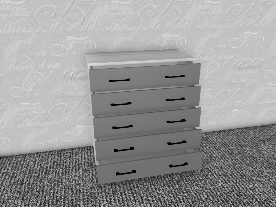 Комоды, Модульная система Грейс Комод КМ-5021  Ясень Асахи