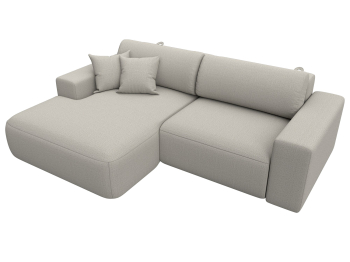 Диван угловой Лига-036 НПБ Классик левый угол, рогожка Амур