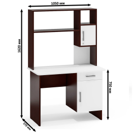 Стол письменный с надстройкой МД-1-09Н