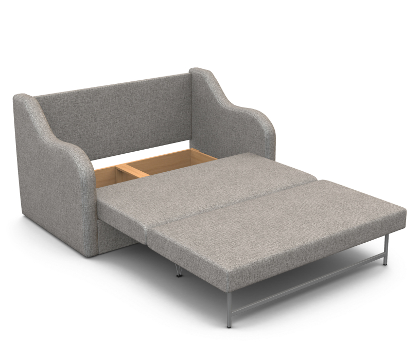 Диваны с ящиком для белья, Диван-кровать Классика 2В рогожка