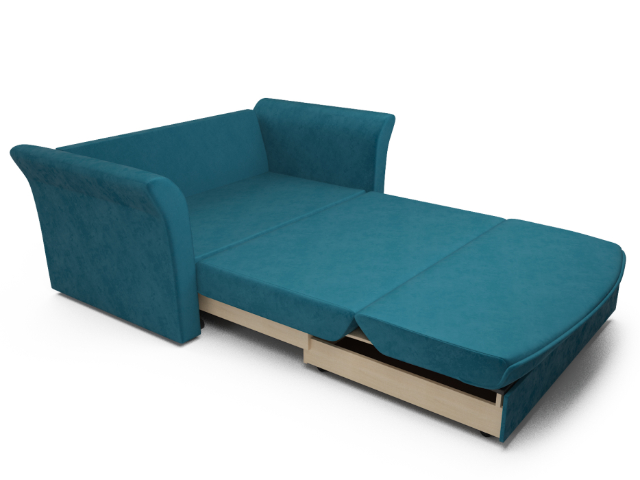 Диваны выкатные, Диван прямой выкатной Малютка №2 (Бархат)