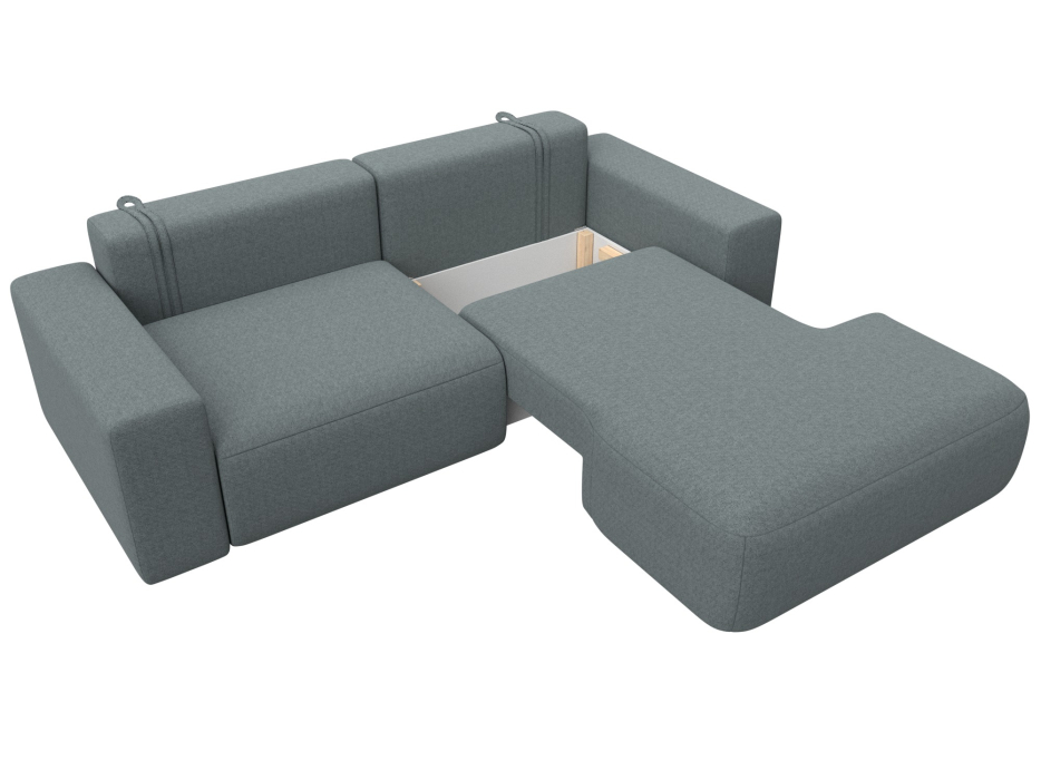 Диваны угловые в гостиную, Диван угловой Лига-036 НПБ Классик правый угол, рогожка Амур