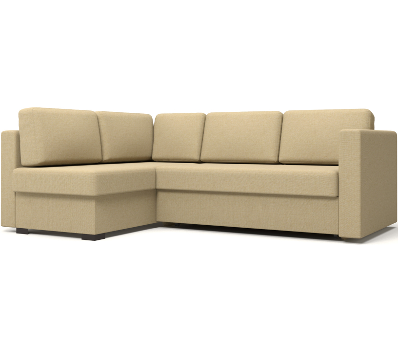 Диваны угловые в гостиную, Диван угловой Джессика 2 левый, рогожка