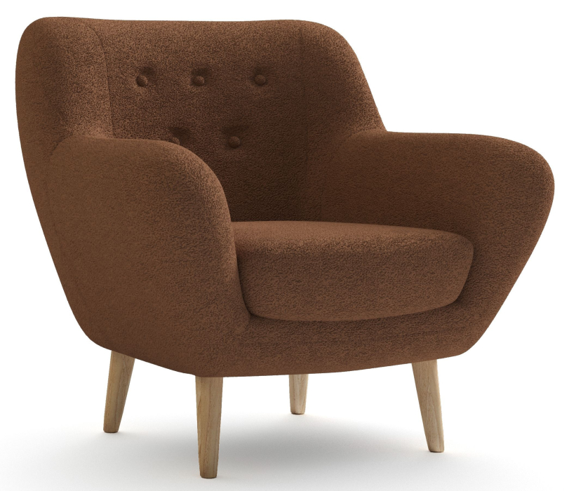 Кресло для отдыха, Кресло Элефант мягкое, Искусственный мех