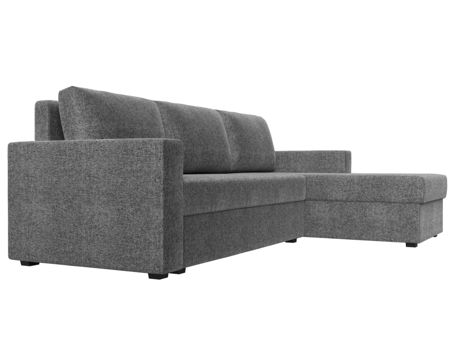 Диваны угловые в гостиную, Угловой диван Траумберг Лайт правый угол, рогожка