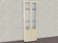 Шкафы двухстворчатые, Модульная система Грейс Шкаф ШК-5035  Снежный Ясень