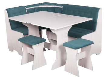 Кухонный уголок Стиль 1Л (со столом СТ3) Дуб млечный / велюр