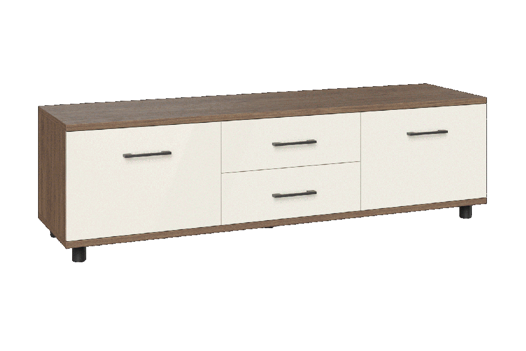 ТВ-тумбы, Модульная система Грейс Тумба ТБ-5034  Гикори Джексон Темный