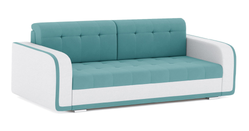 Диван-кровать Генри еврокнижка, велюр+кож.зам