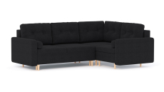 Диваны угловые в гостиную, Диван-кровать угловой еврокнижка-пантограф Белфаст модульный, рогожка