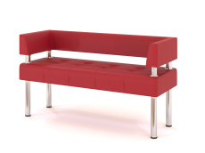 Офисные диваны, Офисный диван бизнес п-образный 120см