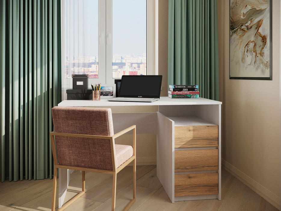 Прямые, Стол письменный СПМ-21 Сокол