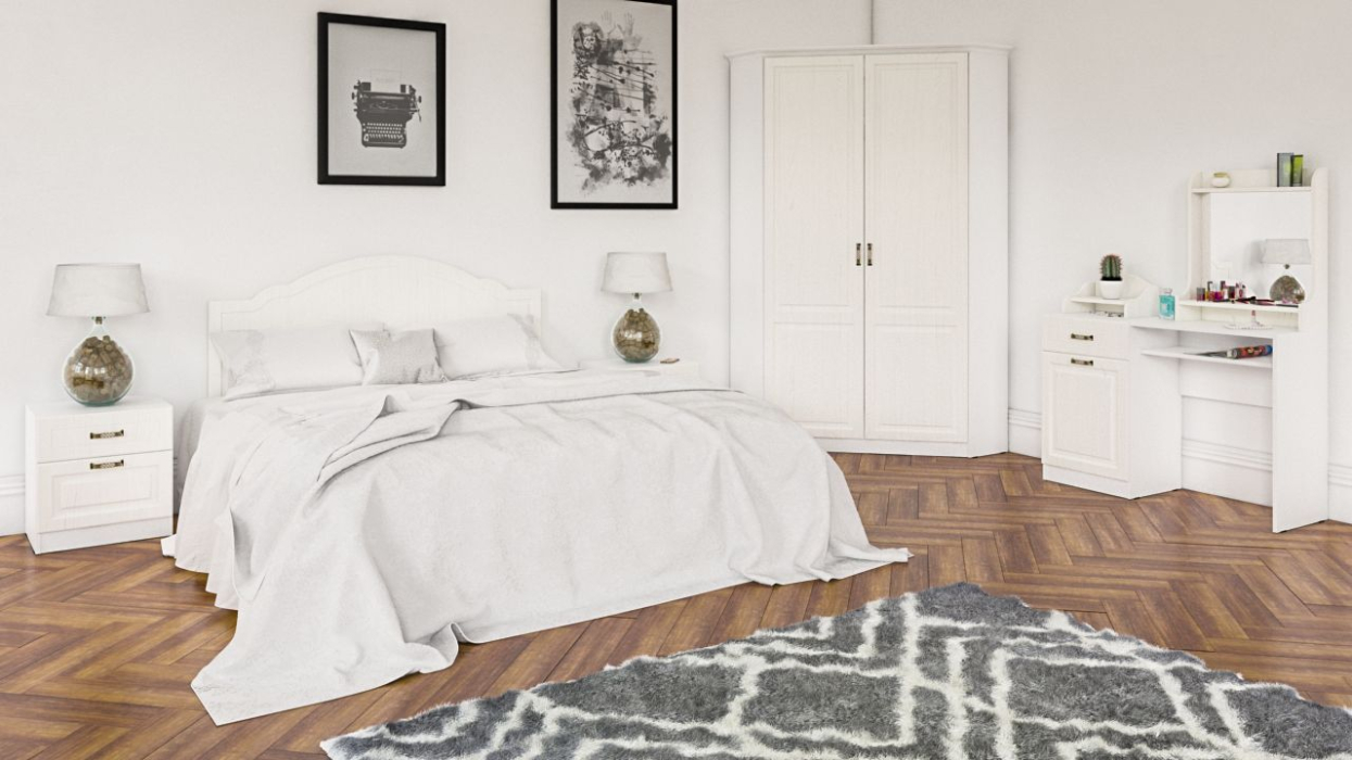 Угловые шкафы, Угловой шкаф для одежды Ливерпуль 13.124