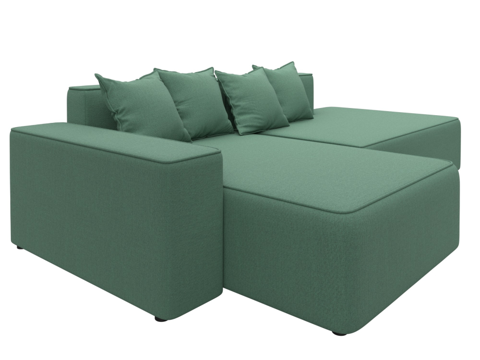 Диваны угловые в гостиную, Диван угловой Лига-079 угол левый, рогожка Амур